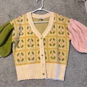 Colorful Patterned Women's Sweater